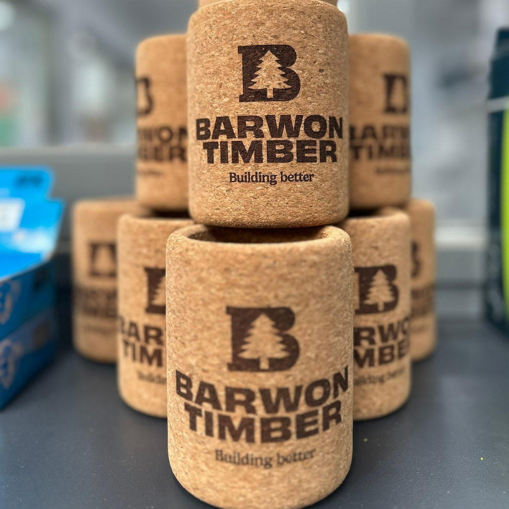Barwon Timber Cork Can Coolers