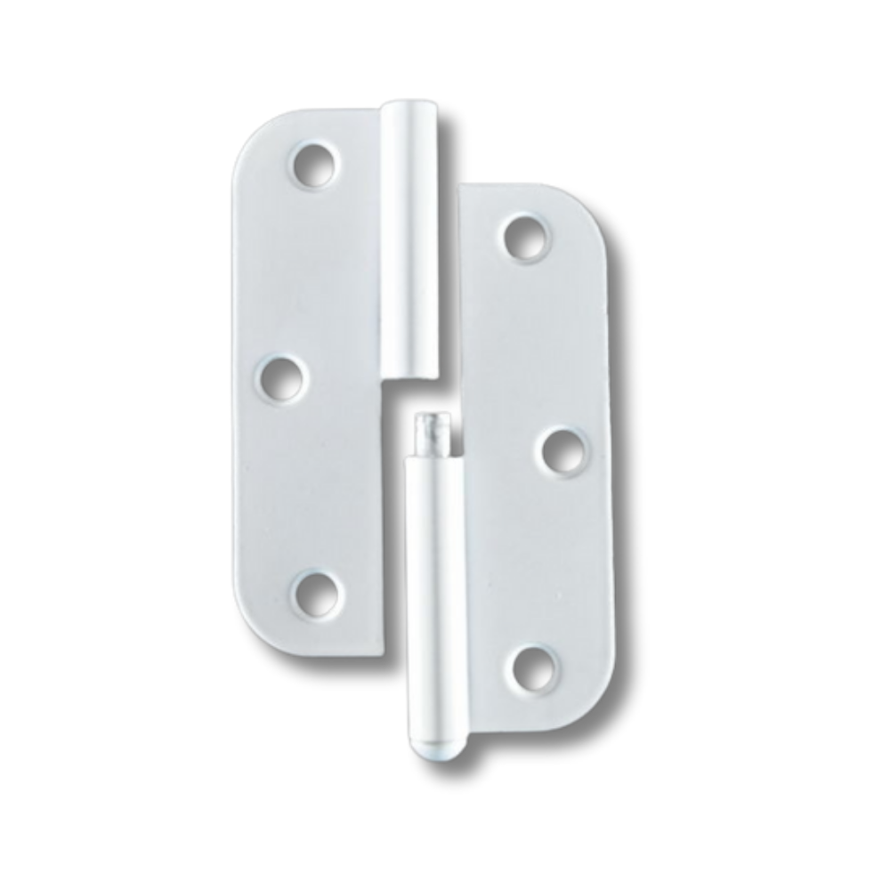 Worldwide Lift Off Hinge 89 x 57 x 1.6mm Matt White Right & Left Hand Side