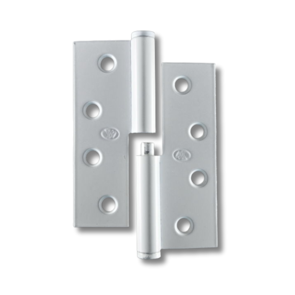 Worldwide Lift Off Hinge 100 x 75 x 2.5mm Screws Matt White - Left &amp; Right