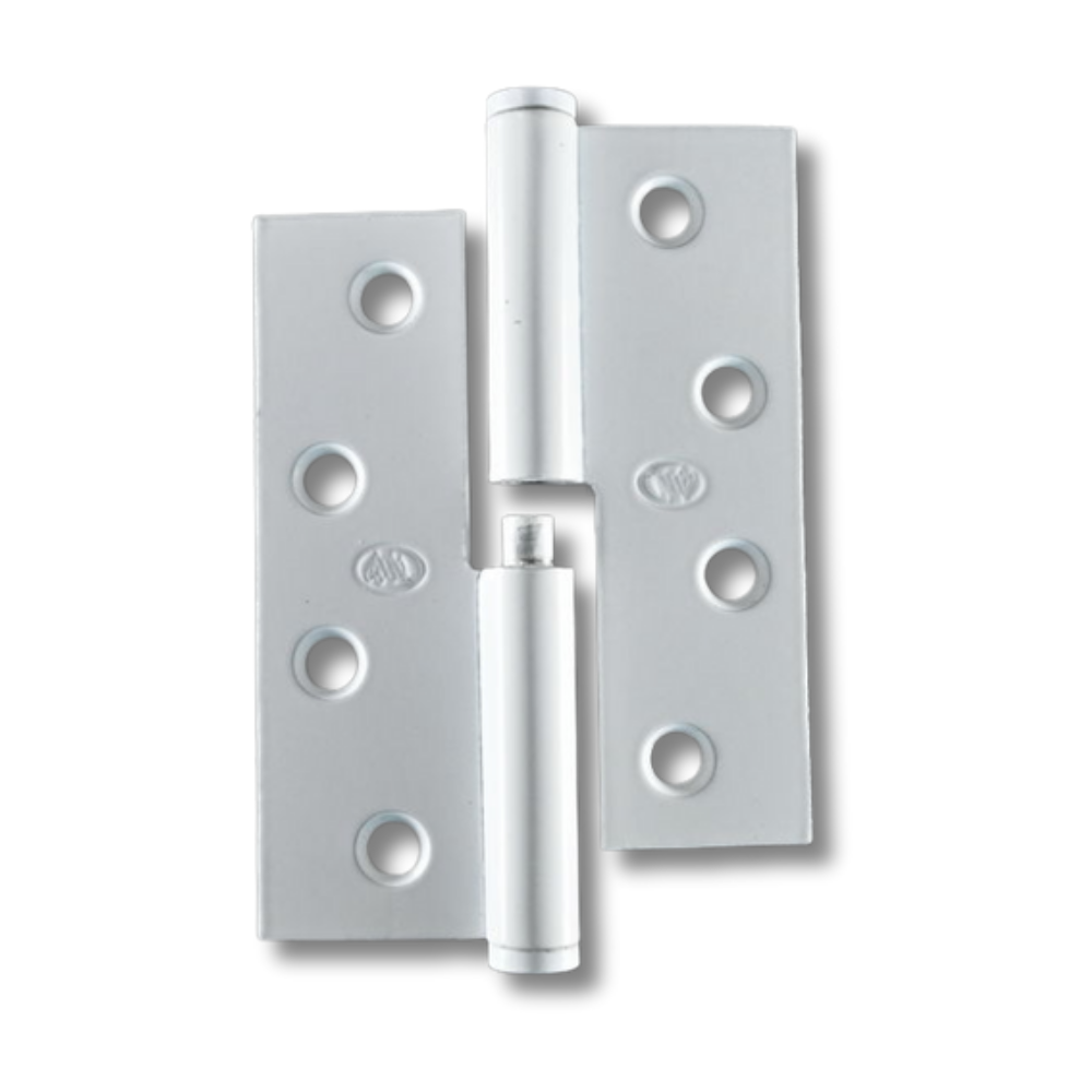 Worldwide Lift Off Hinge 100 x 75 x 2.5mm Screws Matt White - Left &amp; Right