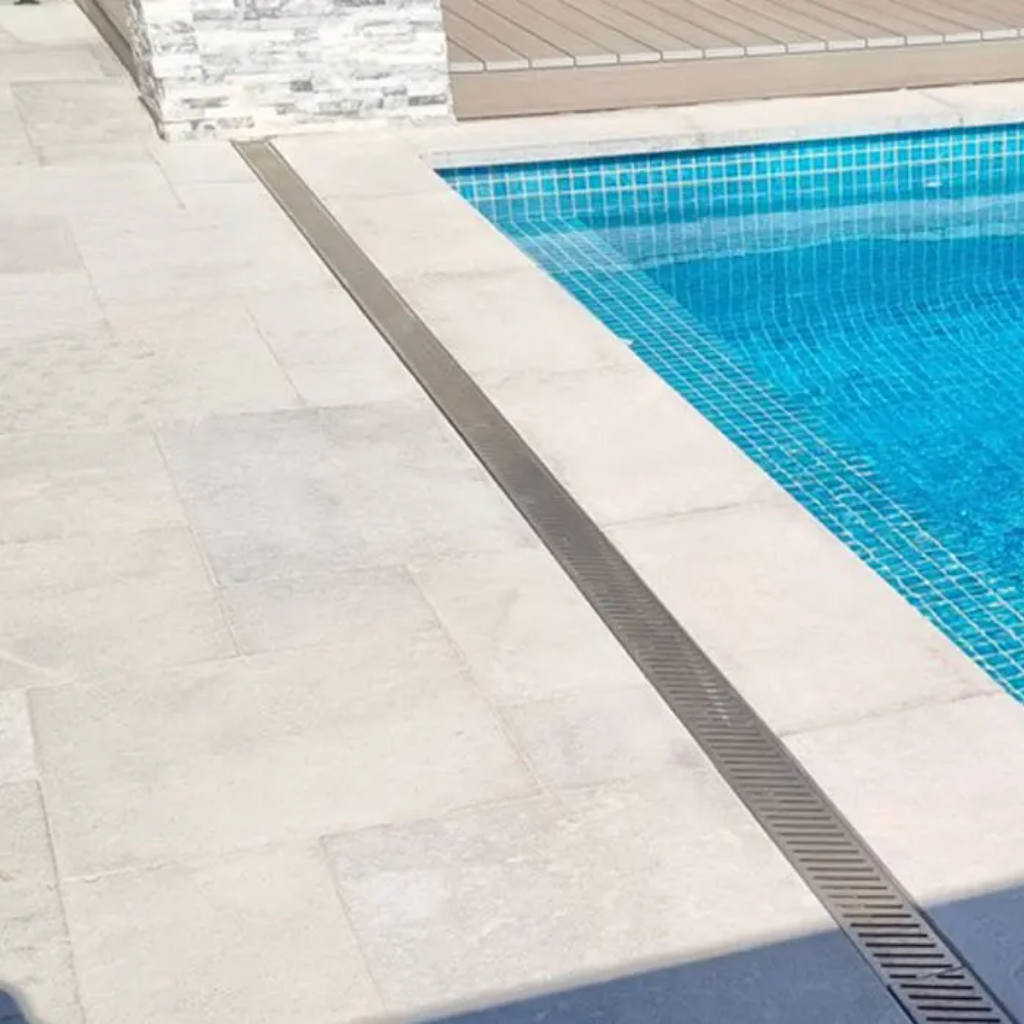 Limestone Sinai Pearl Stepper 600 X 600 X 20MM
