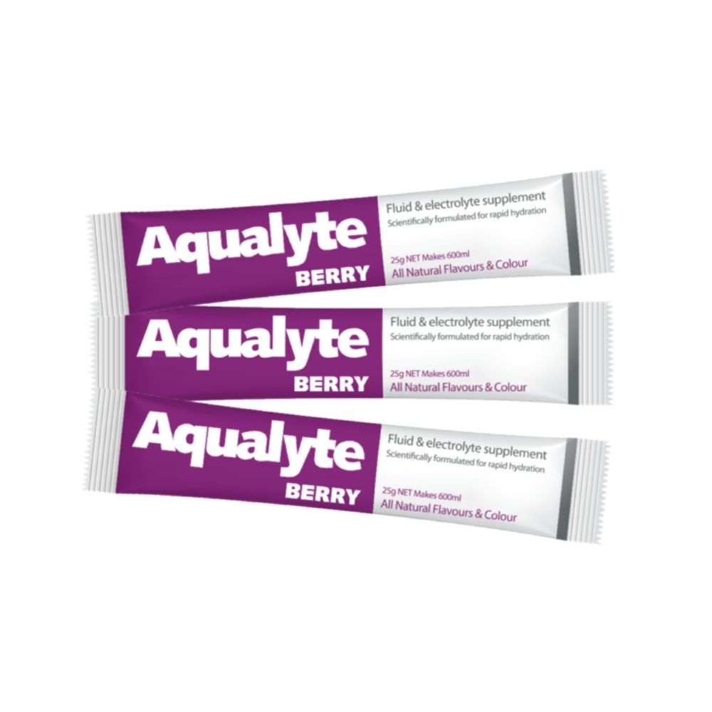 Aqualyte Electrolyte Powder - 25g Sachets x 3 Flavours