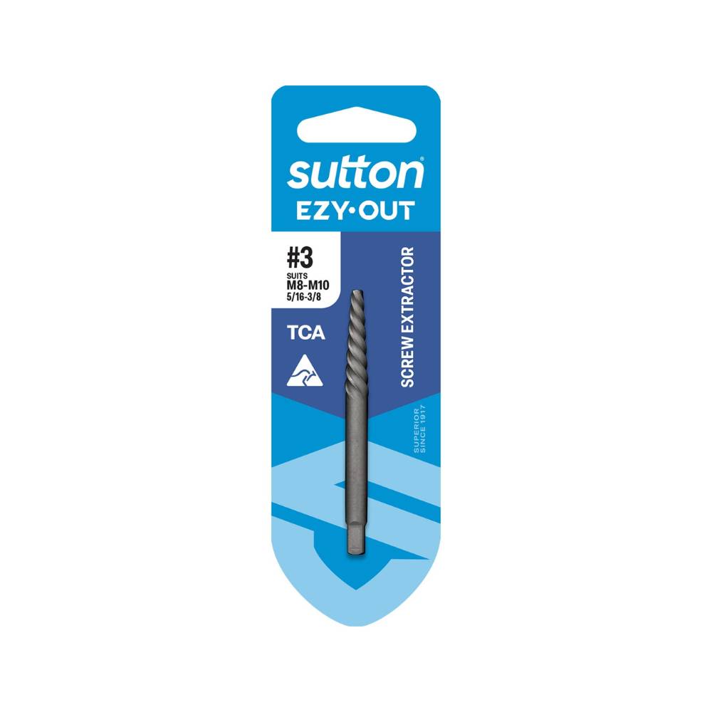 Sutton M600 Easy Out Screw Extractor Set for Removing Damaged Screws and Bolts