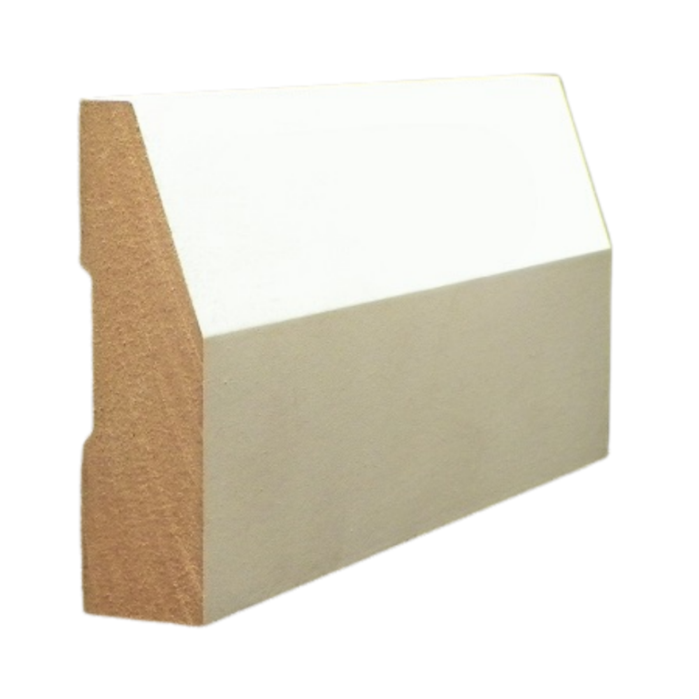 Half Splayed - Period Timber Primed MDF Architrave &amp; Skirting