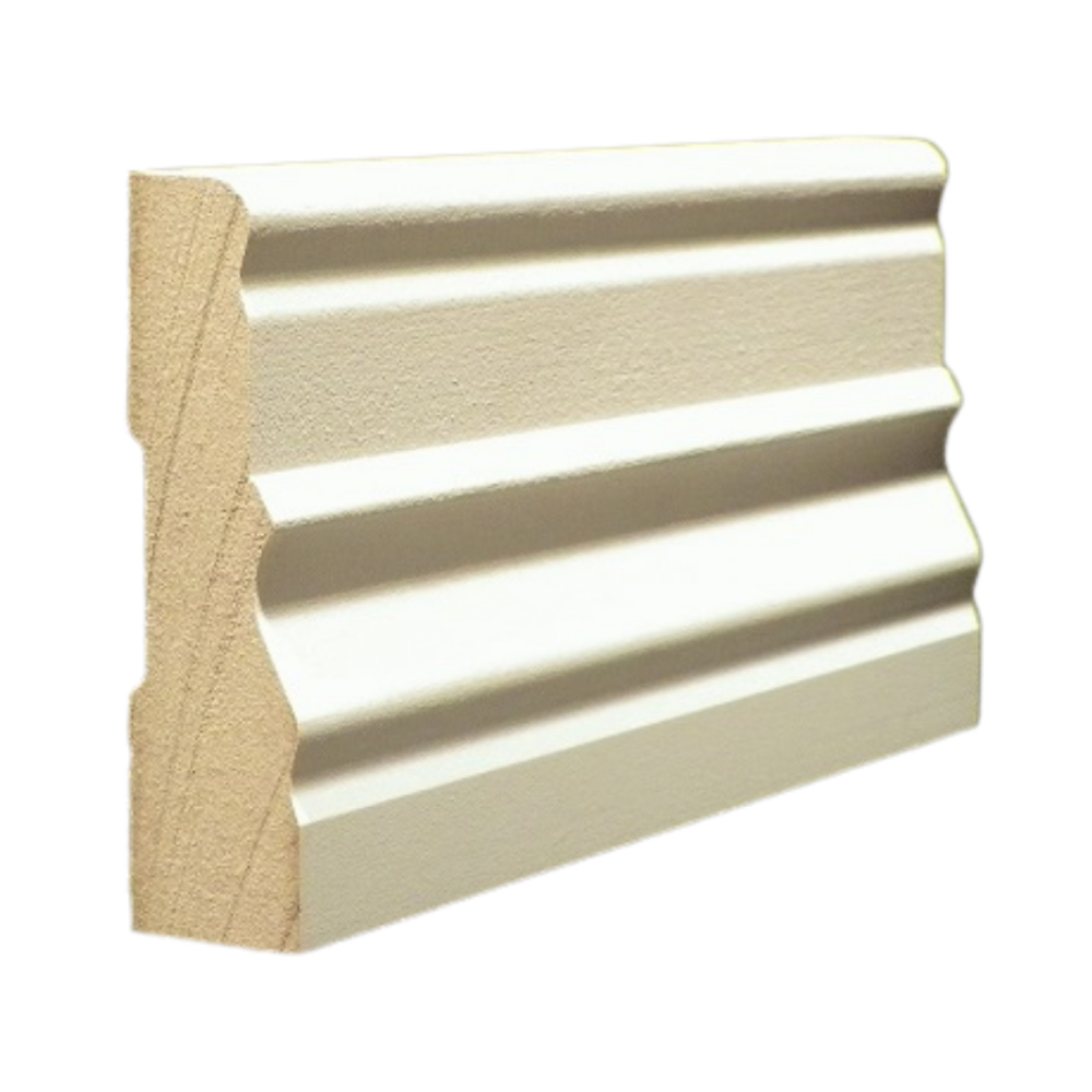 Traditional Victorian - Period Timber Primed MDF Architrave &amp; Skirting