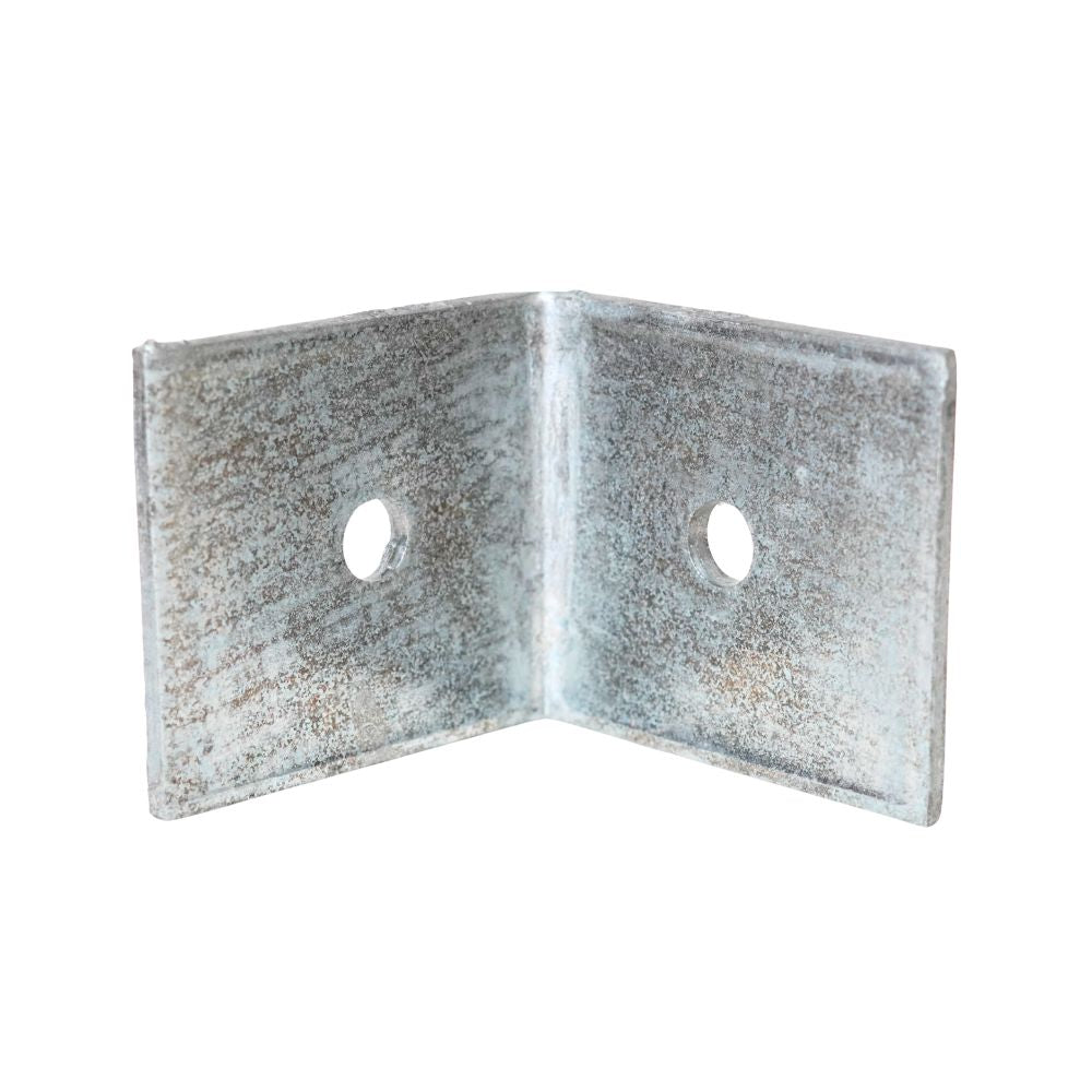 McIntyre 6mm Thick Right Angle Bracket Galvanised Heavy Duty Steel Construction Various Sizes