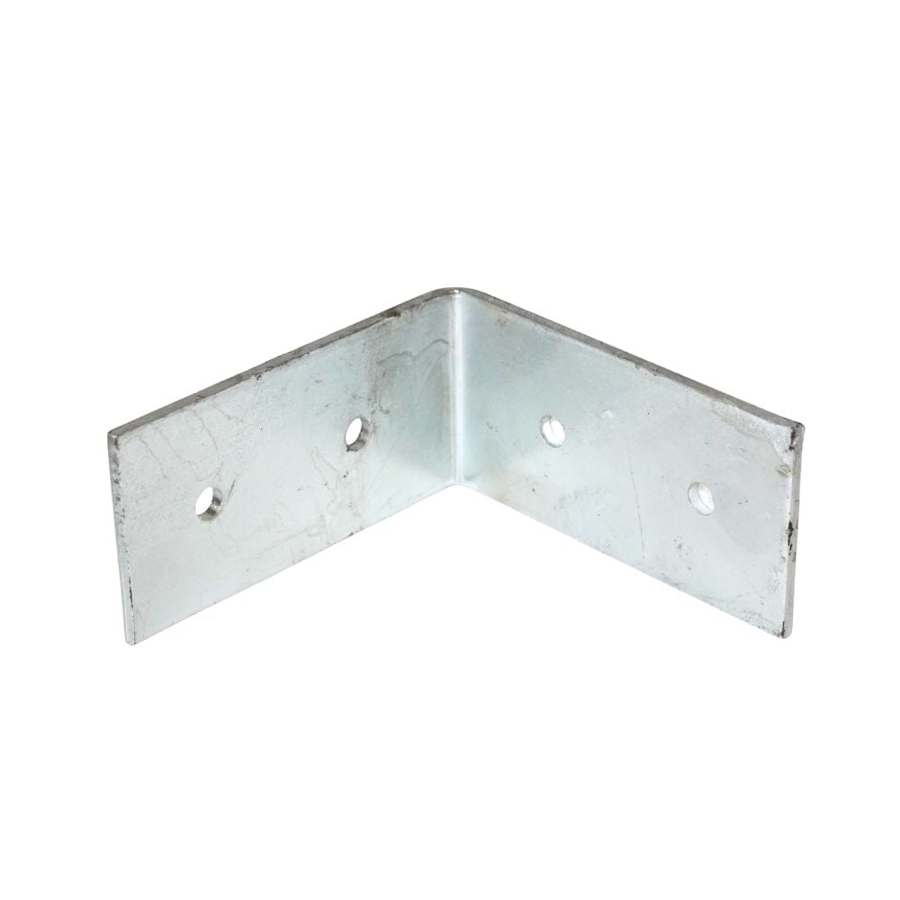 McIntyre 6mm Thick Right Angle Bracket Galvanised Heavy Duty Steel Construction Various Sizes