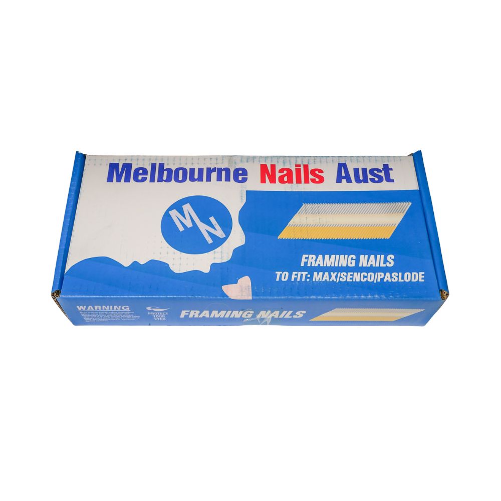 Melbourne Nails Framing Nails 75mm X 3.06mm Bright Smooth Shank 3000 Pack