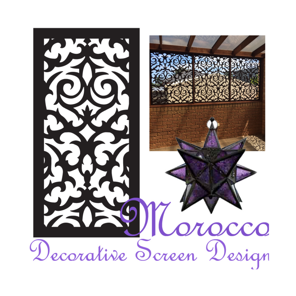 Morocco Decorative Screen - Raw Finish