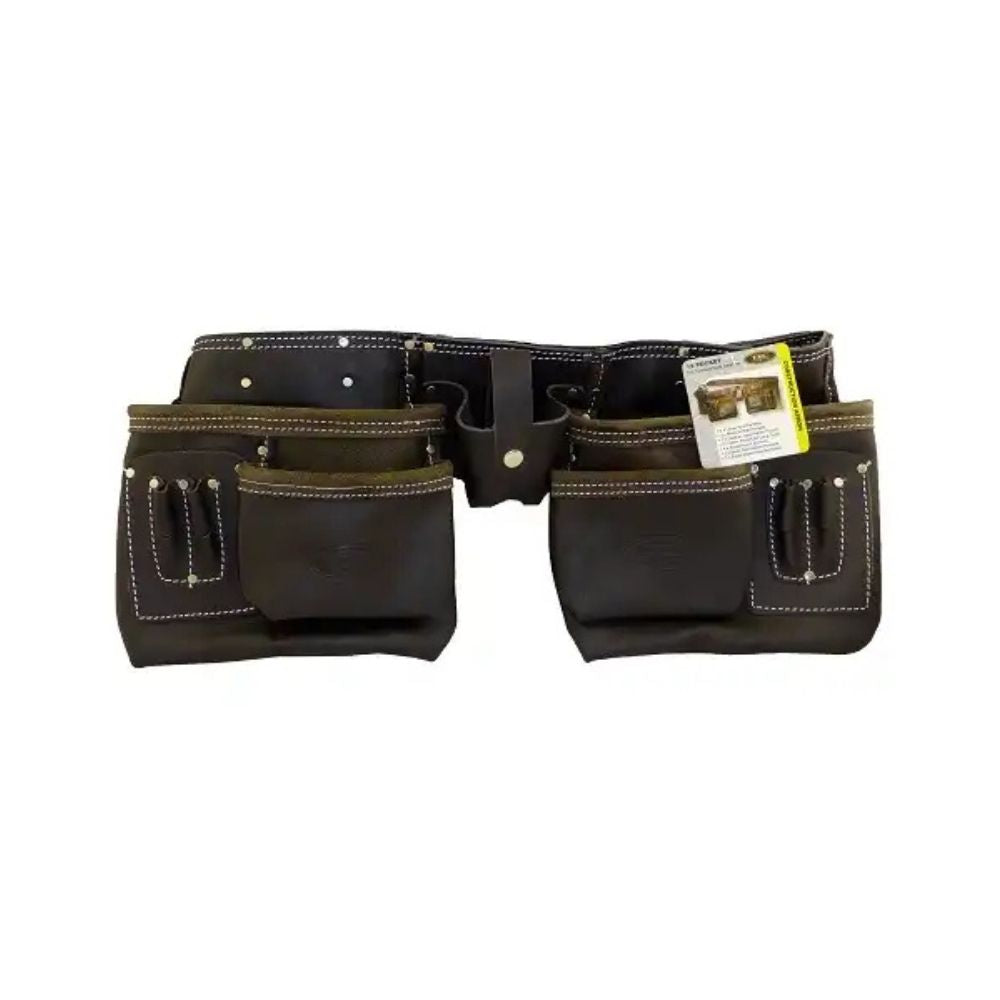 TTL Tool Belts Nail Bag 12 Pocket Leather