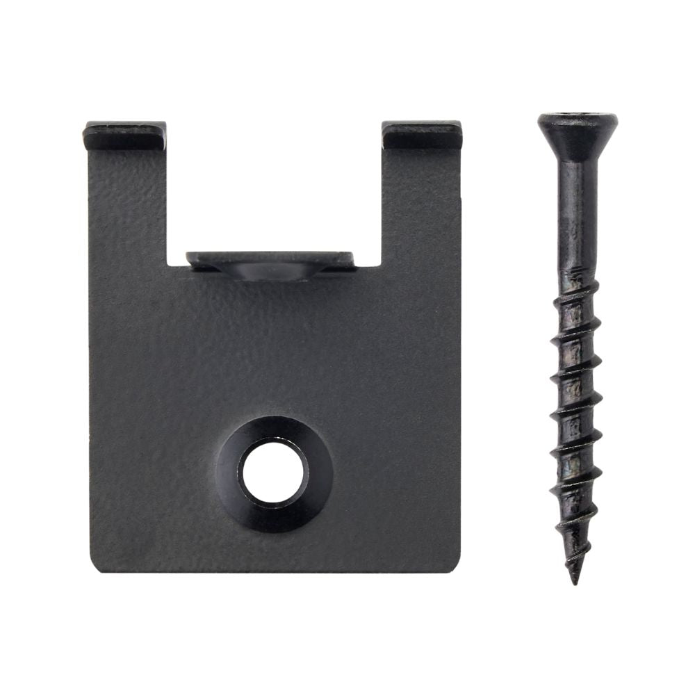 NewTechWood Timber Fix Decking Starter/End Clip &amp; Screw 25 Pack