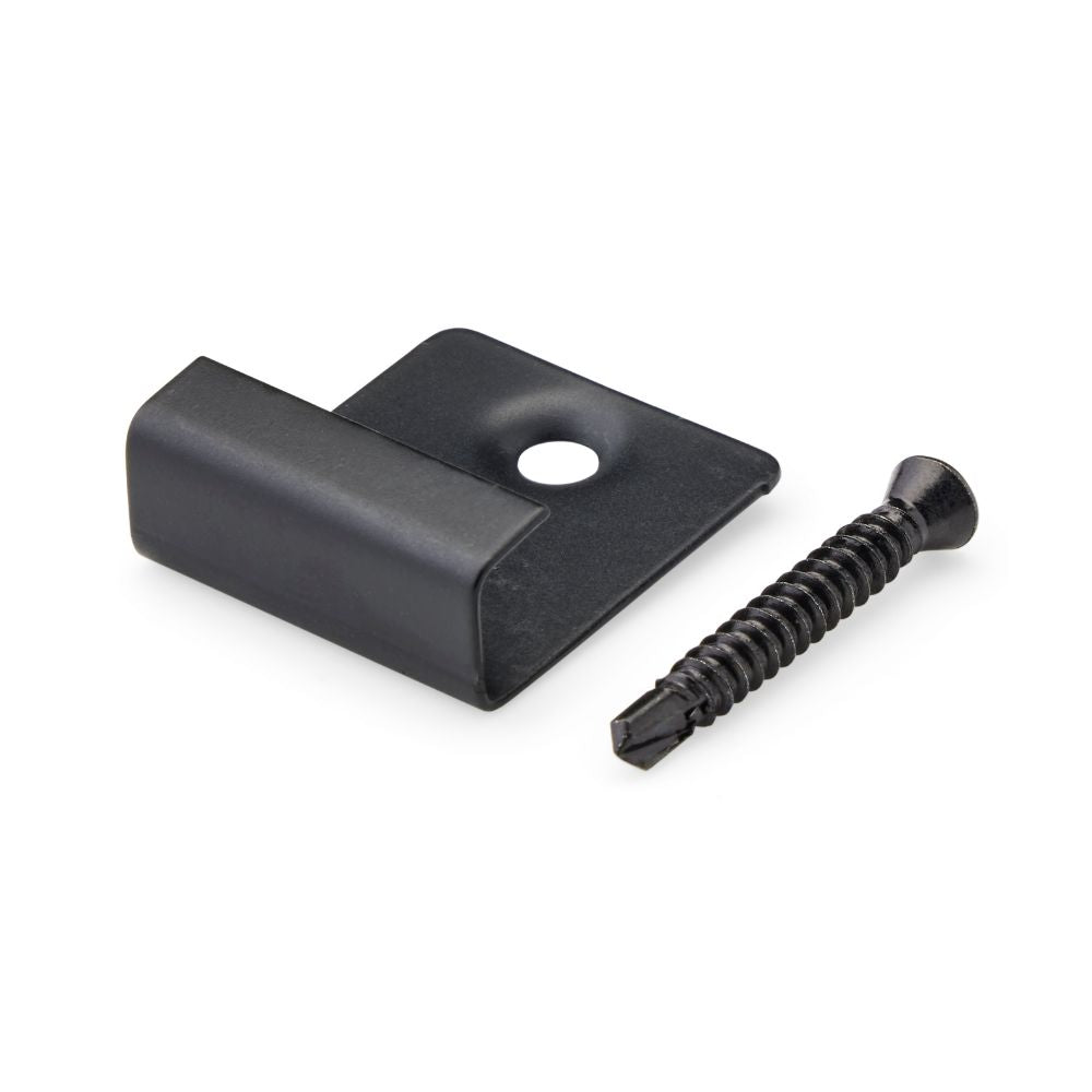 NewTechWood Timber Decking Metal Fix Starter Clip Black Bag of 25