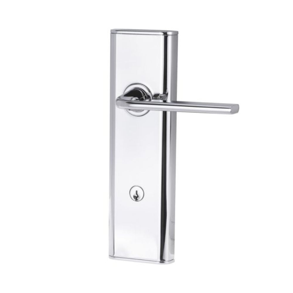 Lockwood Nexion Element Mechanical Entrance Lever Lockset -Satin Chrome Plate