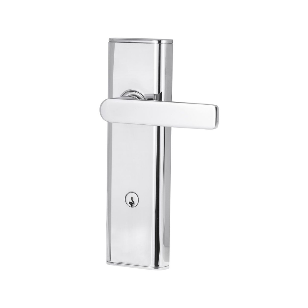 Lockwood Nexion Element Mechanical Entrance Lever Lockset - Chrome Plate