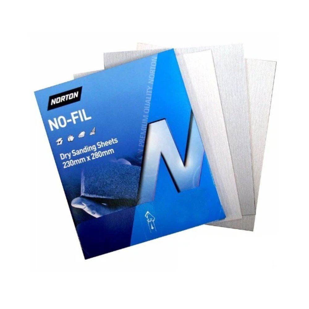 Norton Adalox No-Fil Paper Sheets 230x280mm - Various Grit