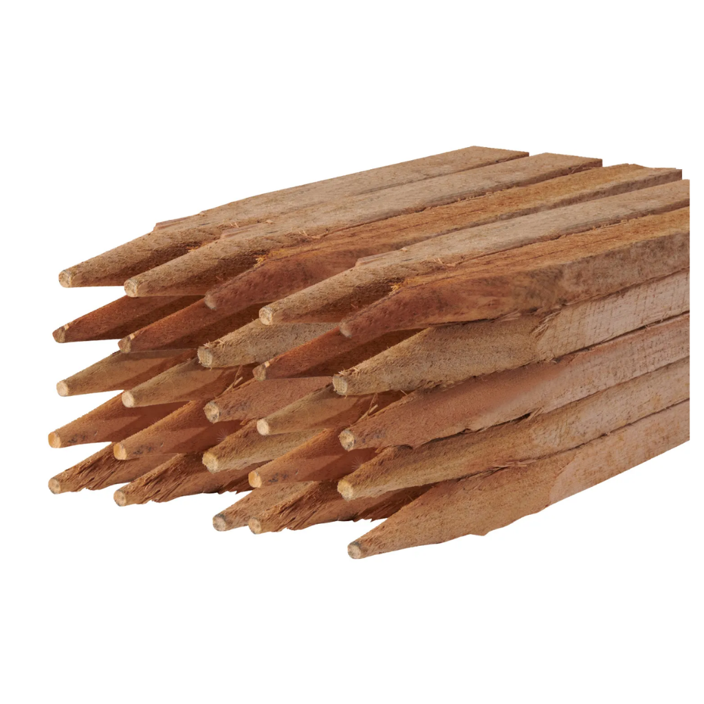 OB Hardwood Pointed Pegs 50 x 25mm