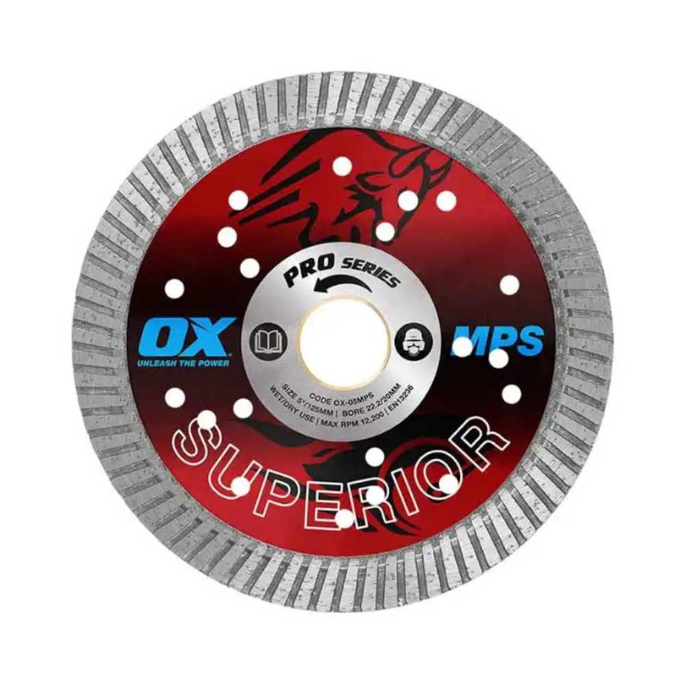 OX Pro MPS GP Turbo Superior Diamond Blade – 5-Inch