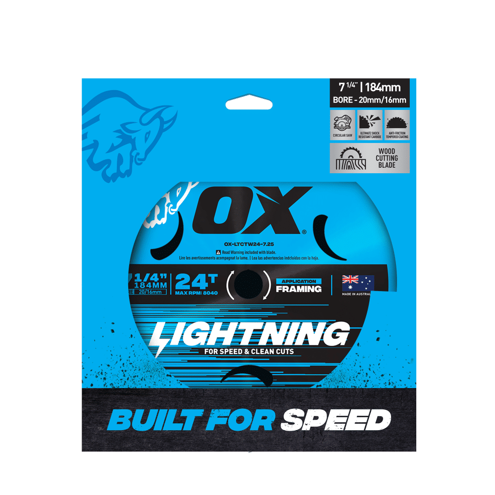 Ox Pro Lightning Circular Saw Blade