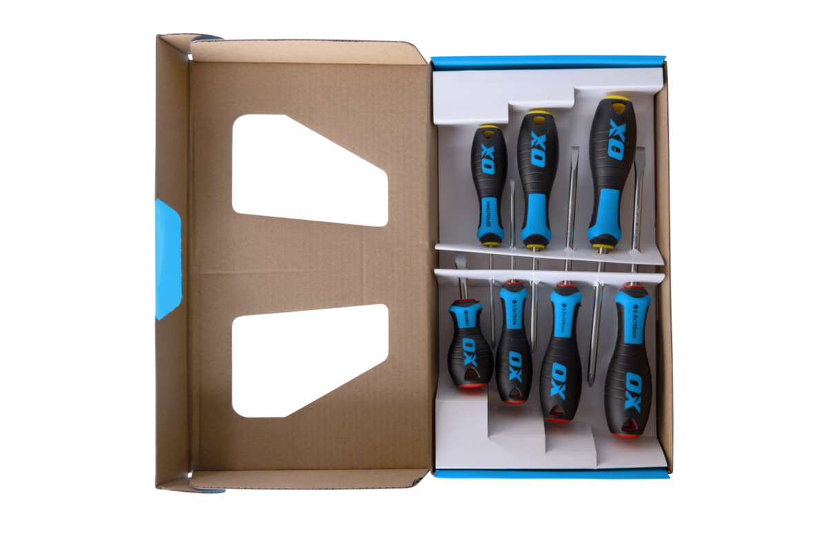OX-P361717 Screwdriver Kit 7PC PH &amp; Blade