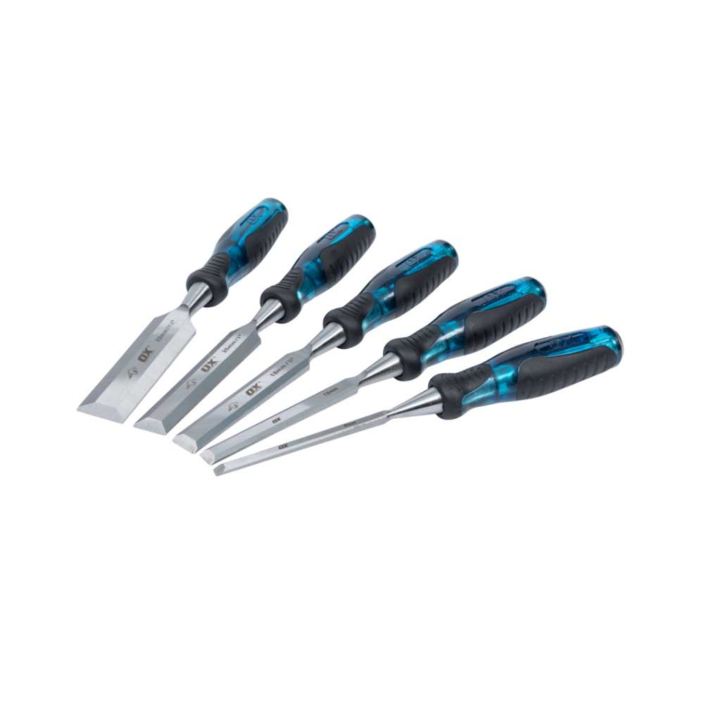 OX Pro 5-piece Wood Chisel Set