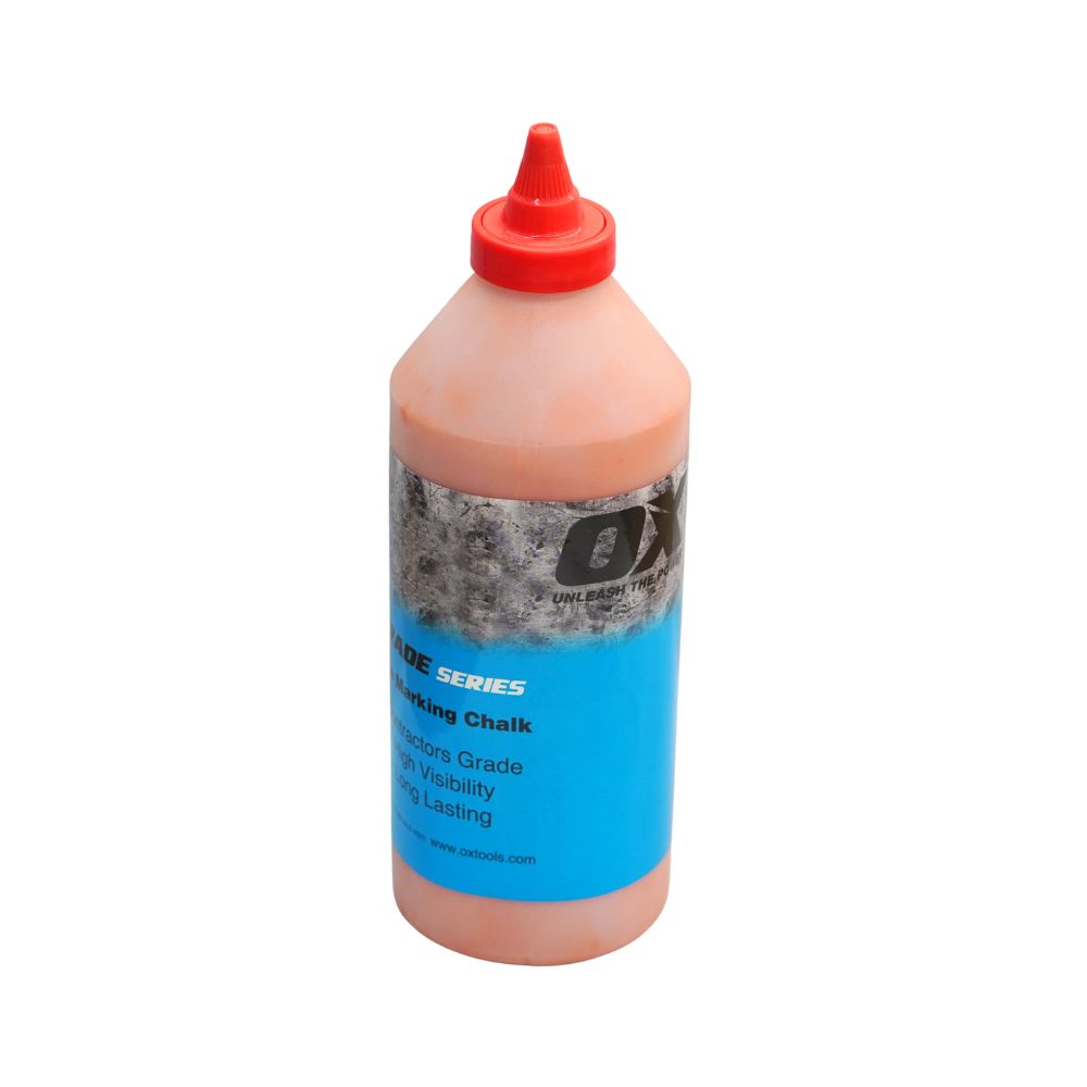 OX Trade 80 Ounce and 1kg Line Marking Chalk for Professional Use