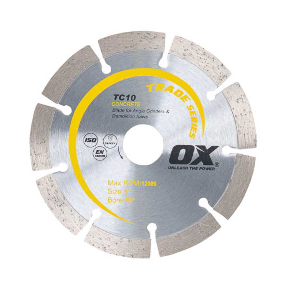 OX Tools Premium Concrete and General-Purpose Diamond Blade – 5" / 127mm