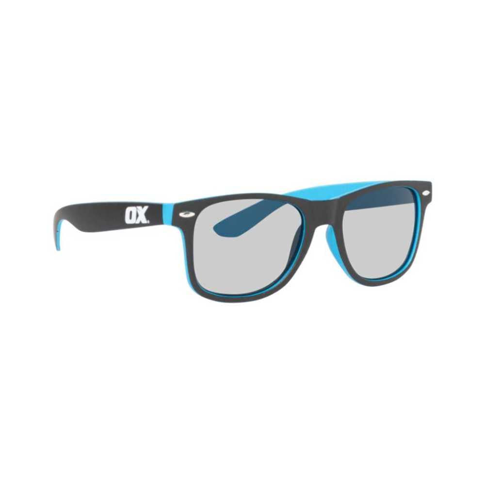 Ox Sunglasses - Black and Cyan