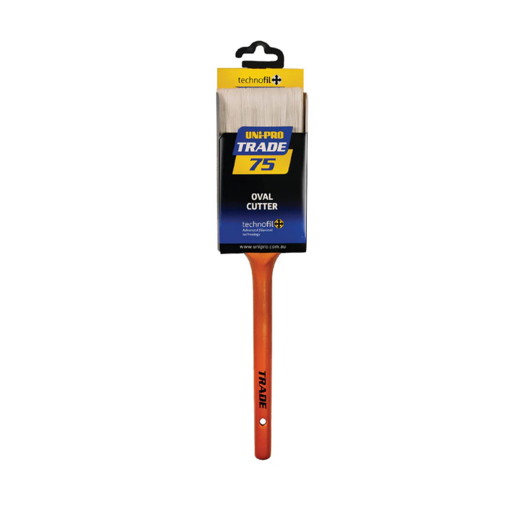 UNi-PRO Trade Oval Cutter Brush Paint Cutting In Brush 75mm