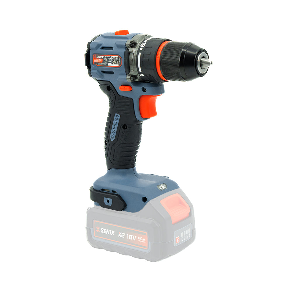 SENIX X2 18V Brushless 60Nm Compact Drill/Driver Skin