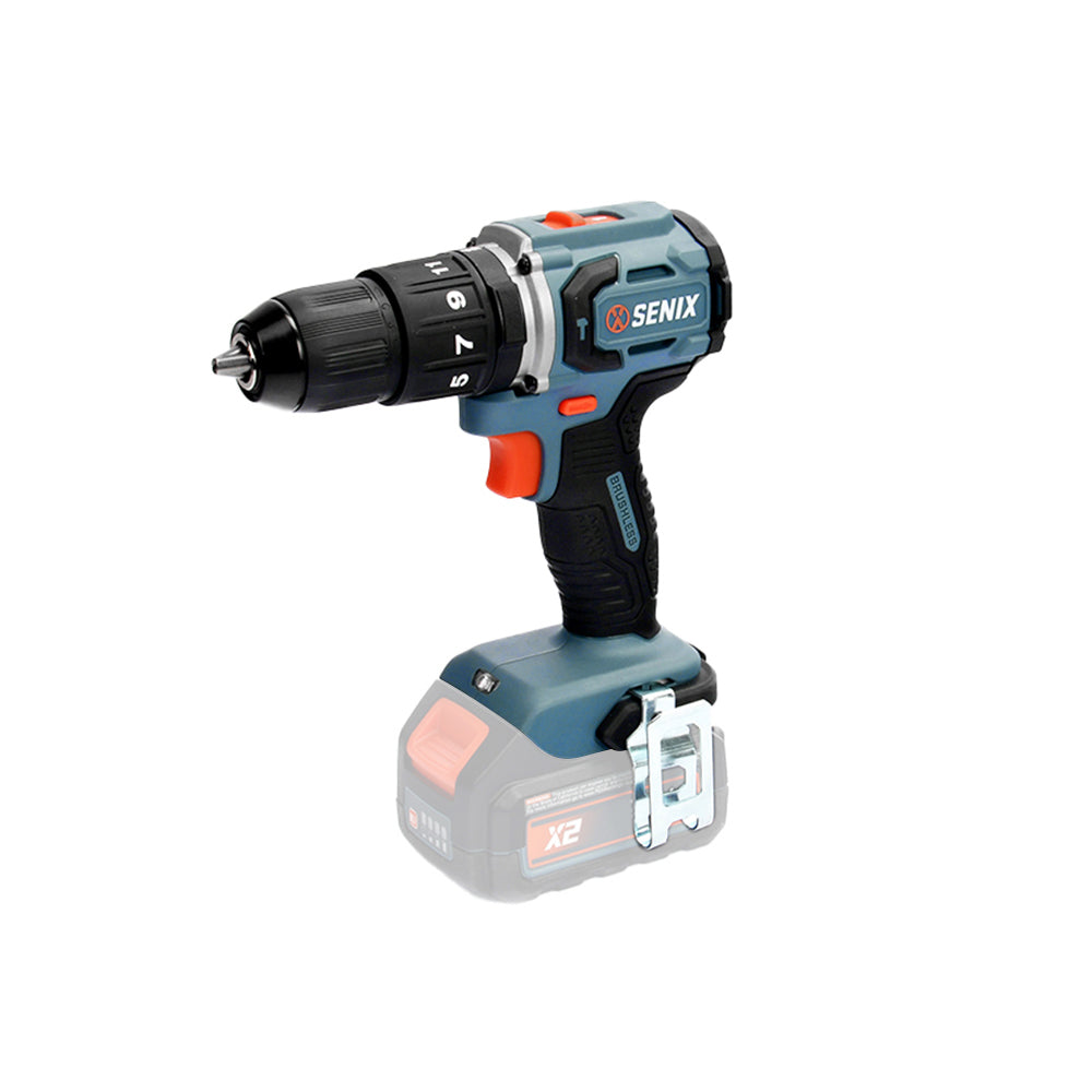 SENIX X2 18V Brushless 60Nm Hammer Drill Kit