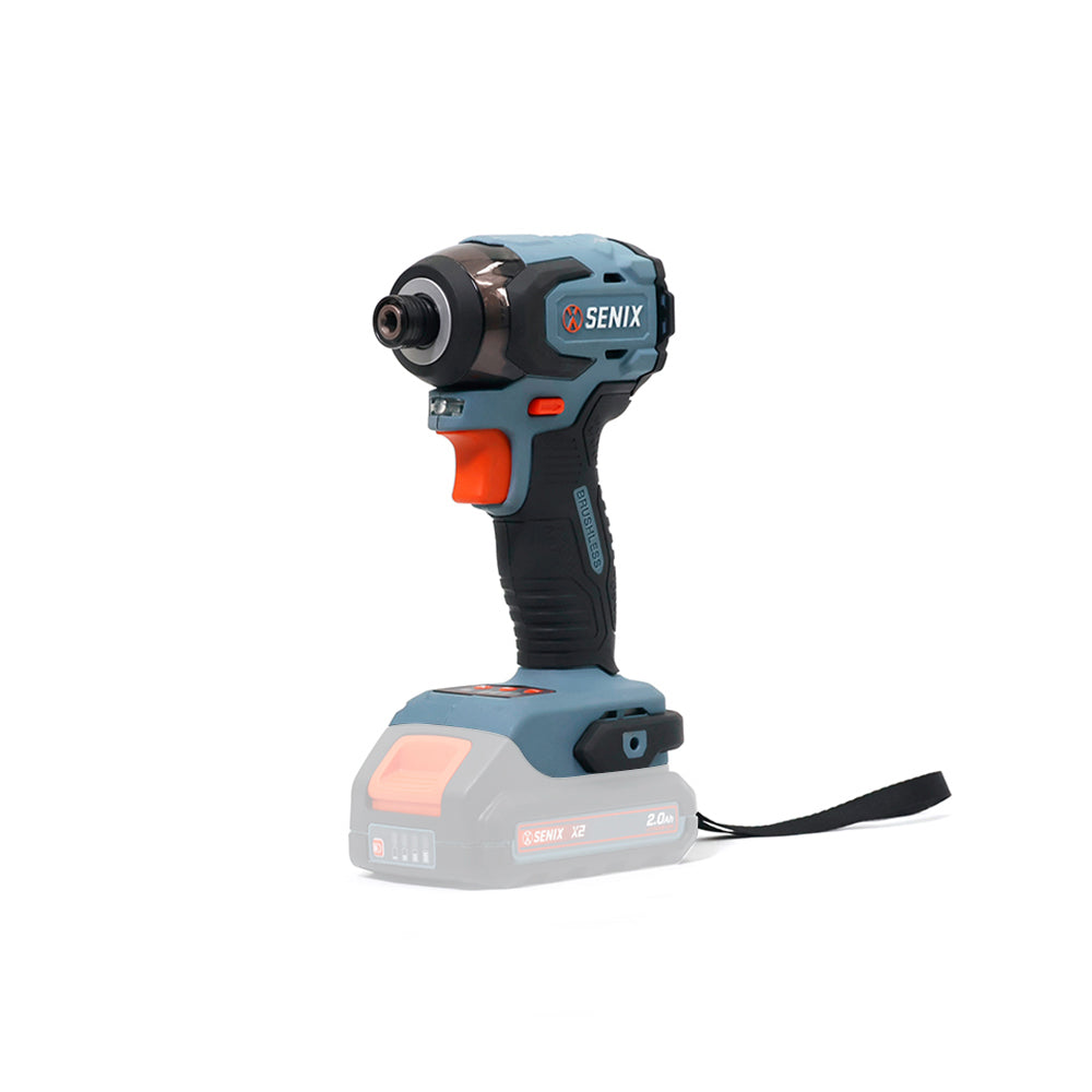 SENIX X2 18V Brushless 180Nm Impact Driver Kit