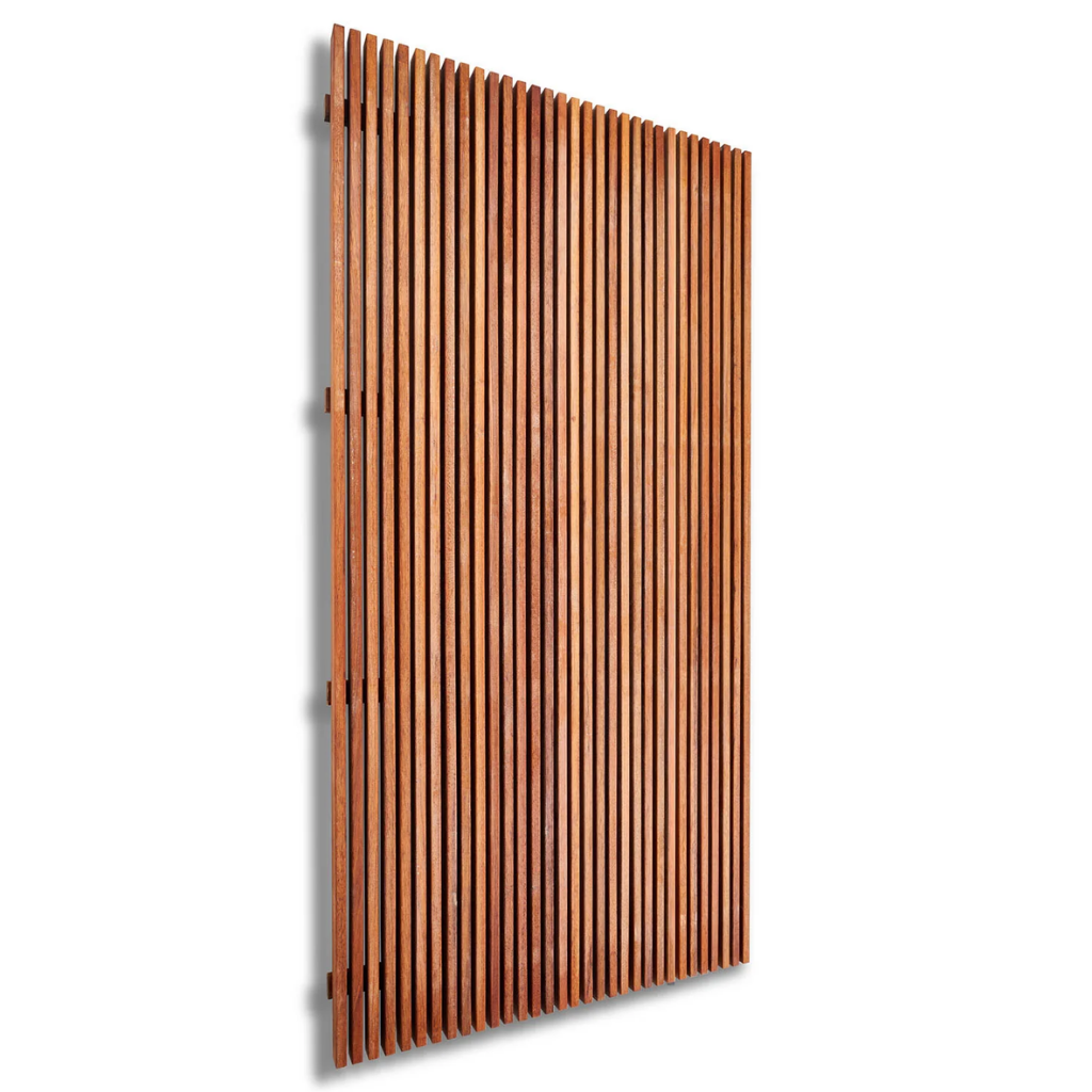Merbau 8mm Gap Pool Screens Finish Raw