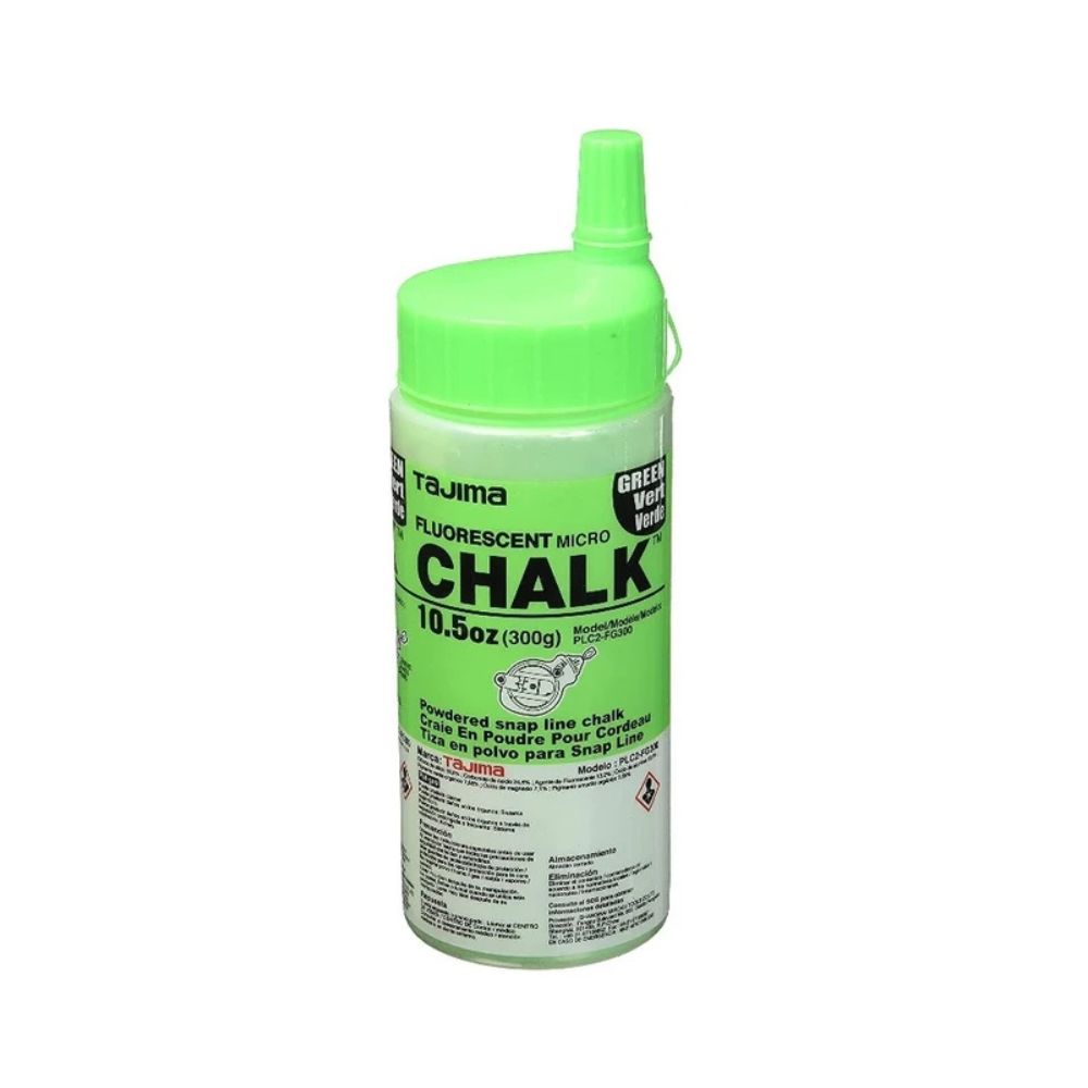 Fluro Green Micro Chalk Wash Off - 300g