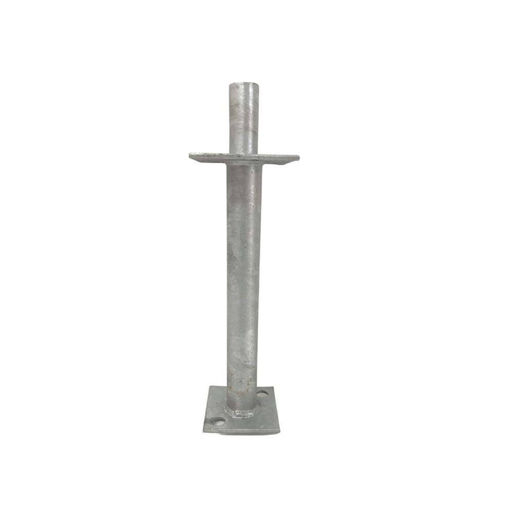 McIntyre® Pin Style Galvanised Post Support with 250mm leg