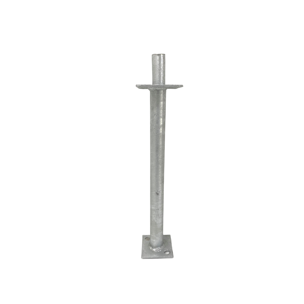 McIntyre® Pin Style Galvanised Post Support with 375mm leg