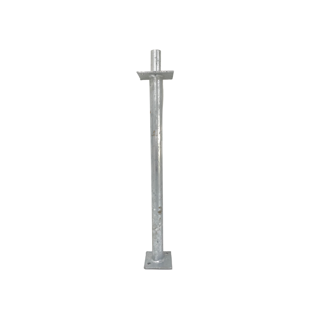 McIntyre® Pin Style Galvanised Post Support with 500mm leg