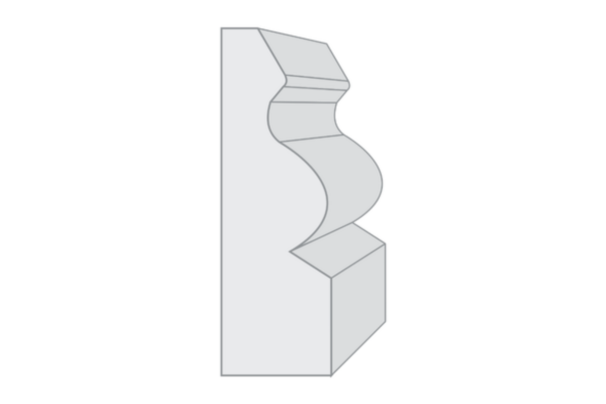 Colonial C2 Clear Pine Architrave