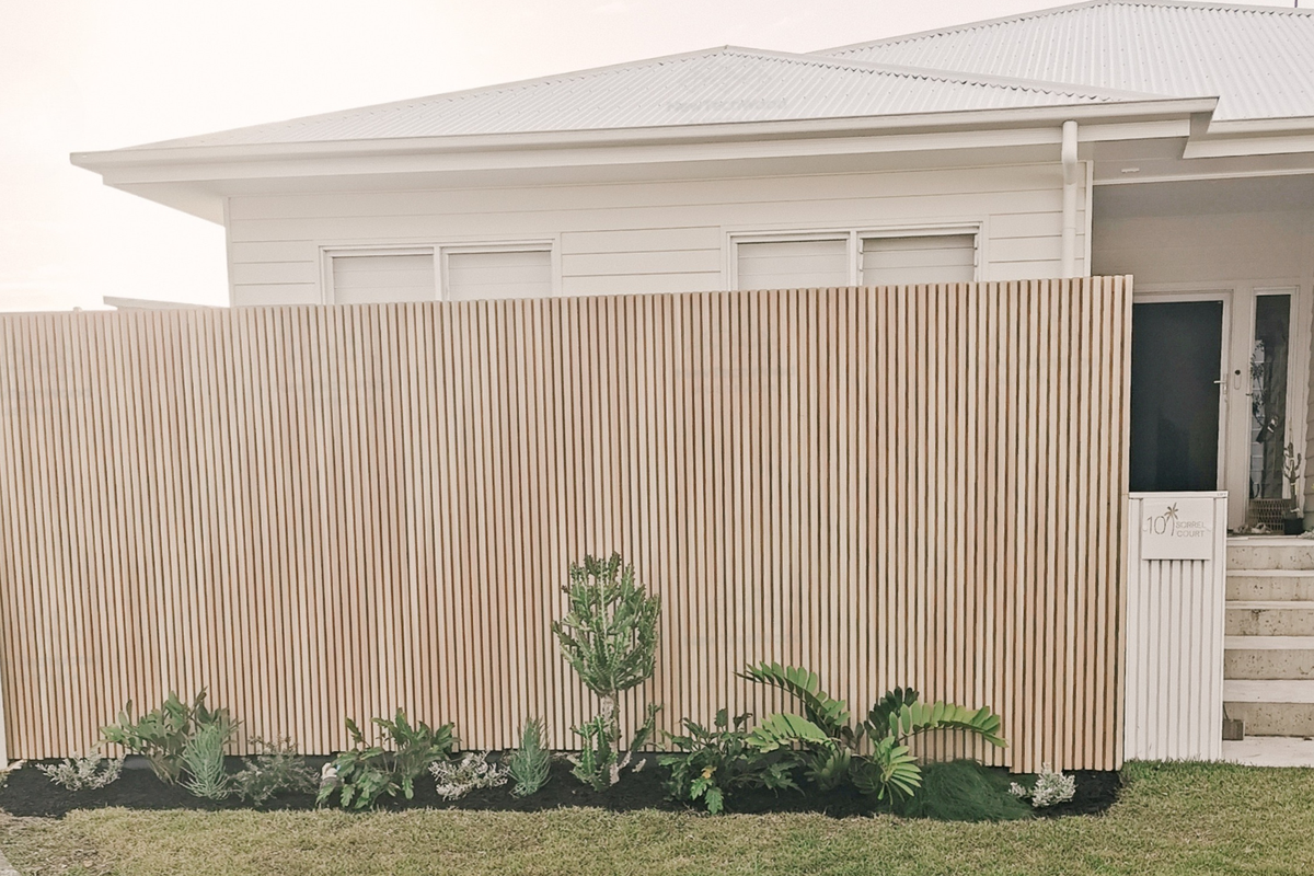 NewTechWood Hollow Composite Screening Batten Candian Cedar
