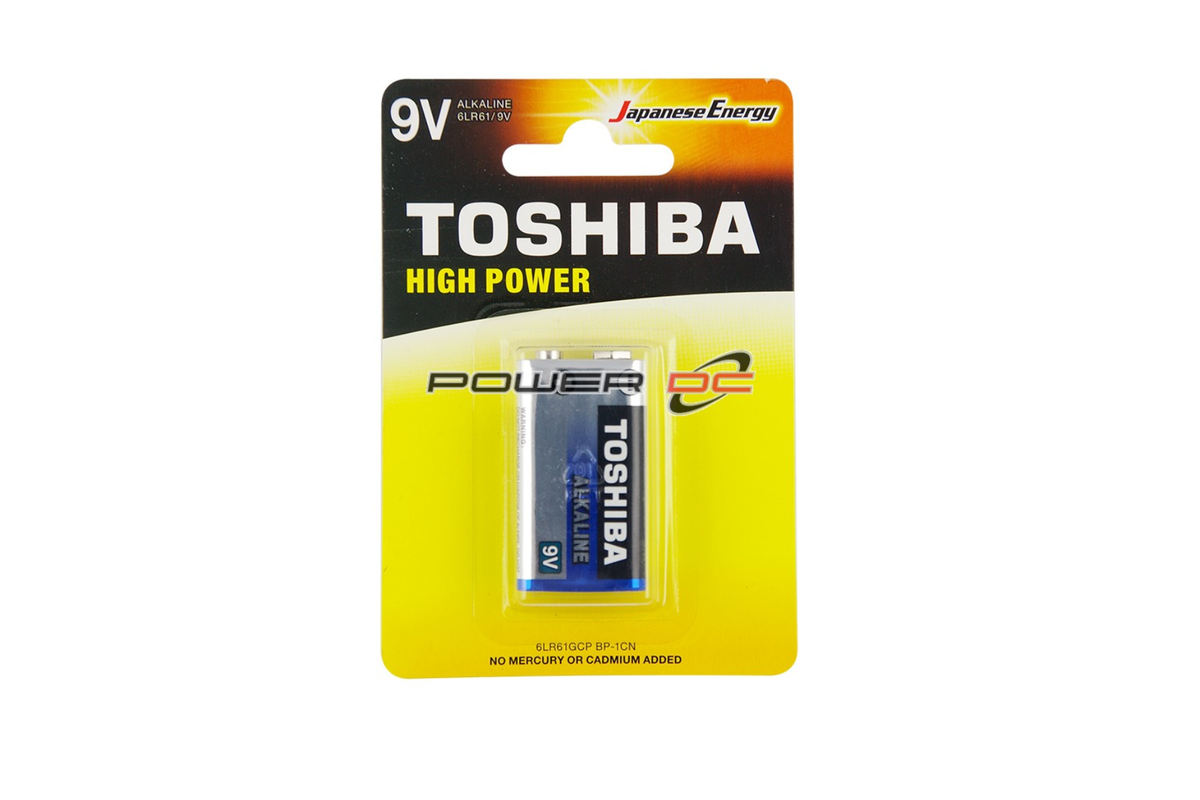 Toshiba Alkaline Battery 9V Single