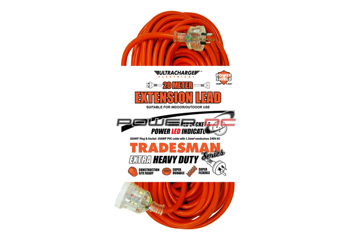 Ultracharge Tradesmans Elec lead 20M