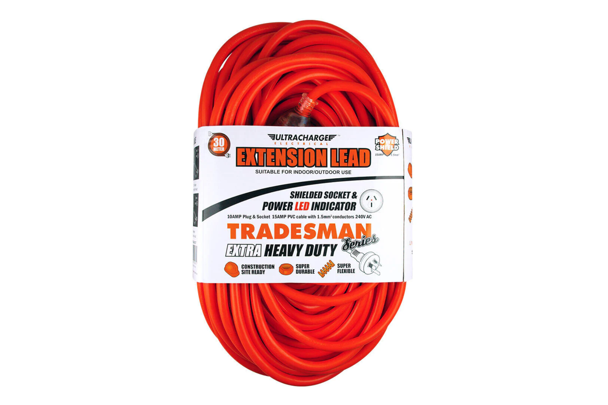 Ultracharge Tradesmans Elec lead 30M