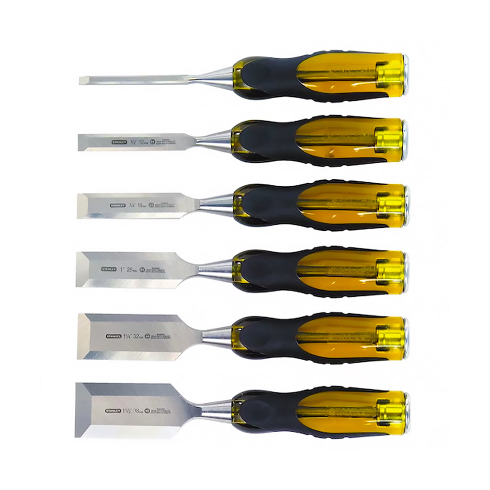 Stanley Fatmax Chisel Set Thru-Tang Butt 6 Piece