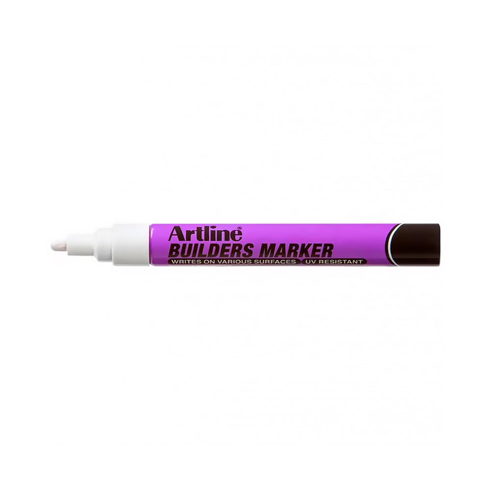 Artline Professional Series Builders Permanent Marker White