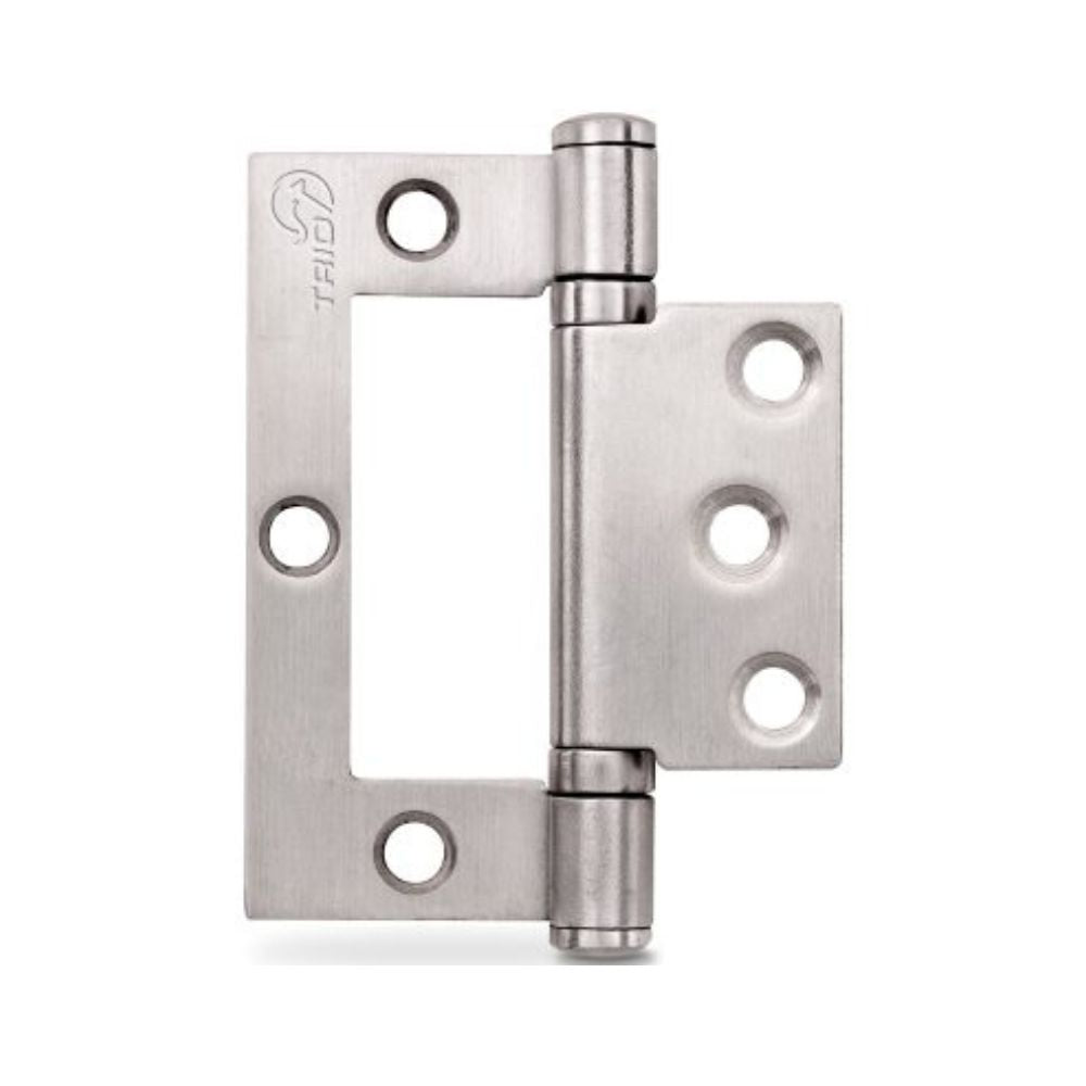 Trio Hirline Kinked Hinge 90 x 53 x 1.8mm BT Fixed Pin Stainless Steel
