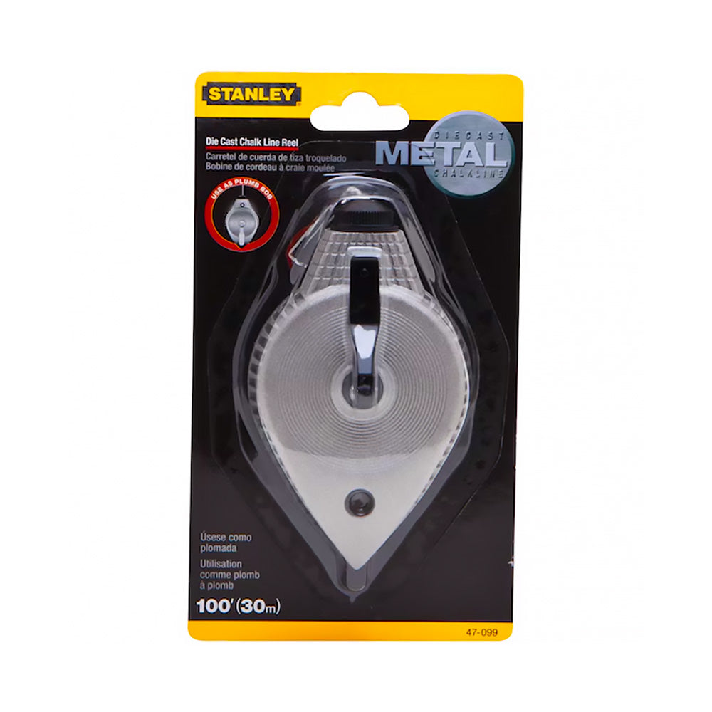 Stanley Chalk Line Reel Metal 30M/100&#39;