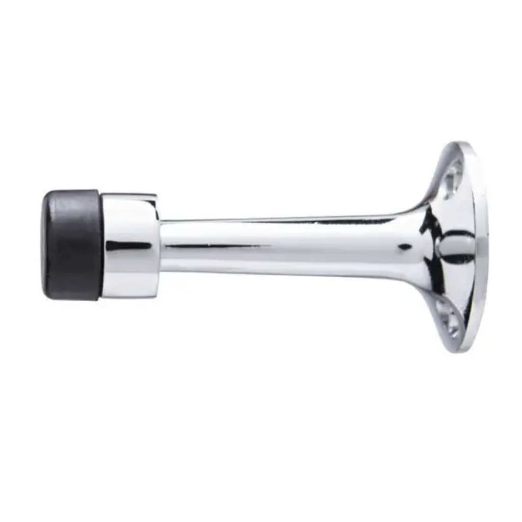 Trio Given Cushion Doorstop Chrome Plated 75mm