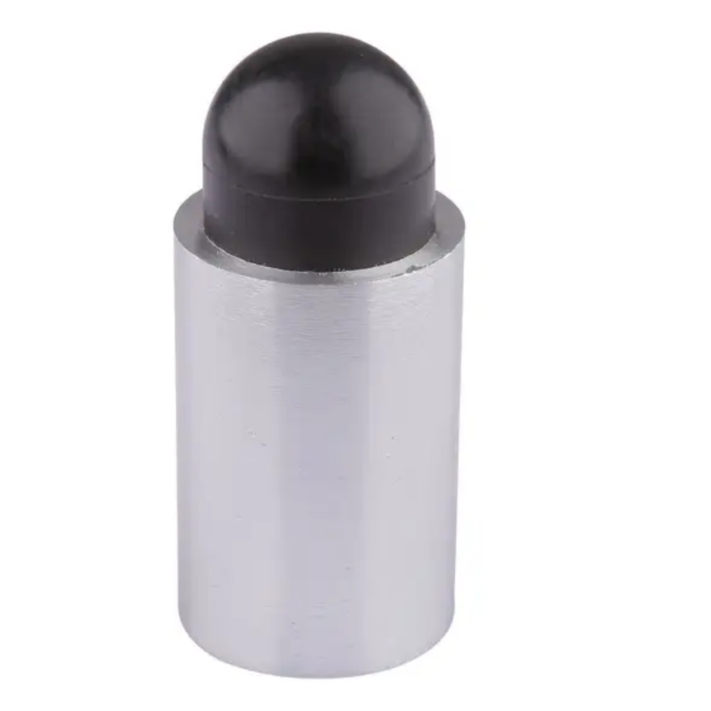 Trio Commercial Cushion Doorstop Aluminium 80mm