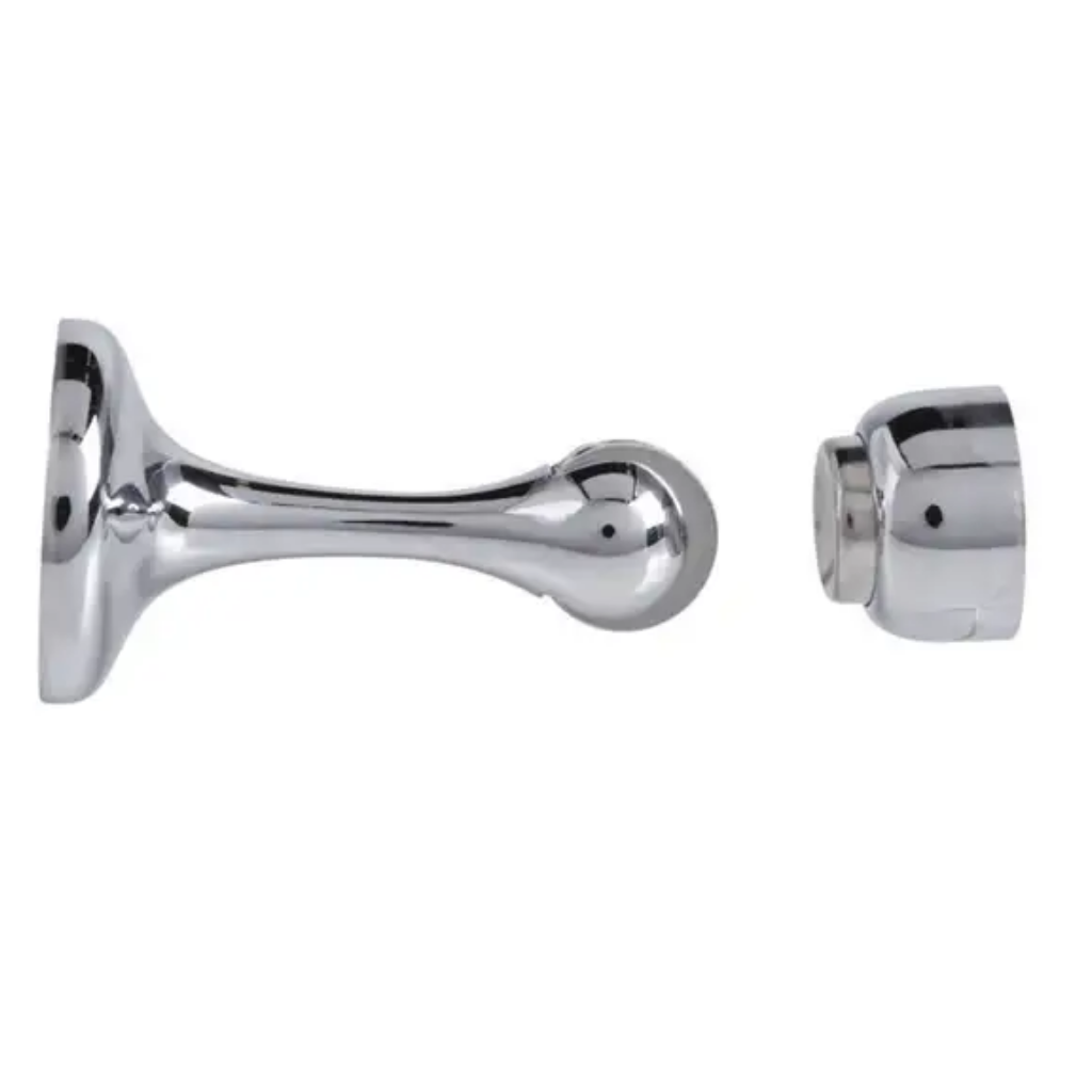 Trio Silva Magnetic Doorstop Chrome Plated 75mm