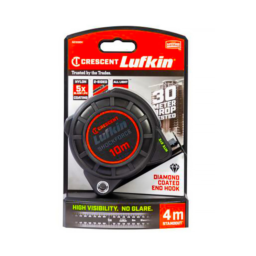 Lufkin Tape Measure Nite Eye 10m x 30mm