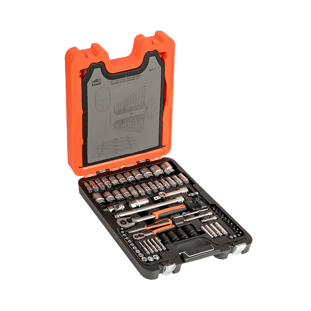 BAHCO 94 Piece Metric &amp; Imperial Socket &amp; Bit Set